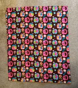 lot 174 image: New, Absolutely Adorable Handmade Quilt with Butterfly and Whimsical Backing