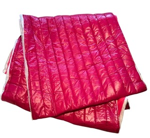 lot 172 image: Very Large Stunning Hot Pink Coat Material Fused   Sewn with Filler Ready For Your Ideas