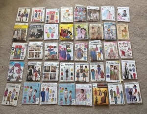 lot 207B image: Sensational Patterns by Simplicity, McCalls, Butterick and More