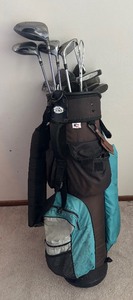 lot 477 image: Golf Bag with Golf Clubs by Tommy Armour, GT Xtreme, Adams and More