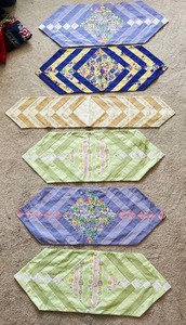 lot 425 image: Assorted Handcrafted Table Runners