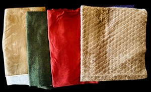 lot 317 image: Thick, Beautiful Fabric Remnants