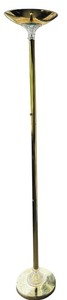 lot 378 image: Decorative Brass Floor Lamp