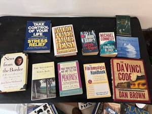 lot 212 image: Collection of Assorted Books Including Novels and Self-Help