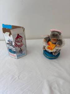 lot 633 image: Steiff Circus Performers Hippo Fat Lady Plush with Stand