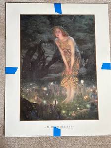 lot 653 image: Frank Dicksees Mid Summer Eve Art Print