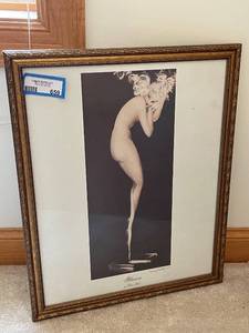 lot 659 image: Framed Illusion by Louis Icart Print