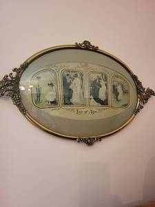lot 740 image: Framed Love of Ages Vintage Wall Art