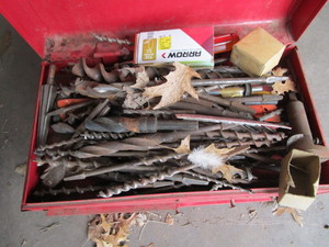 lot 88 image: Tool Box, Drill Bits