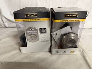 2 Defiant Electronic Keyepad Deadbolts