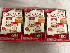 lot 18 image: 3 Packs of Old Spice Body Wash and Deodorant