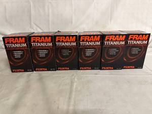 lot 26 image: 6 Fram Titanium Oil Filters - FS2870A