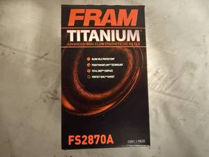 lot 25 image: 6 Fram Titanium Oil Filters - FS2870A