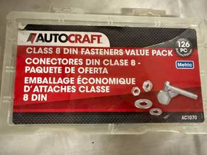 126pc Autocraft Class 8 DIN Fastener Pack