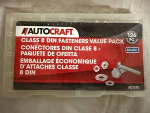lot 72 image: 126pc Autocraft Class 8 DIN Fastener Pack