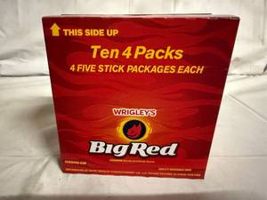 lot 111 image: 4 x 10 Packs of Big Red Gum