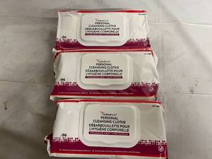 lot 51 image: 3 x 96ct Cardinal Health Personal Cleansing Wipes