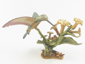 lot 59B image: Joan Rivers Classics Collection Flights of Fantasy Enameled Hummingbird Keepsake Trinket Box.