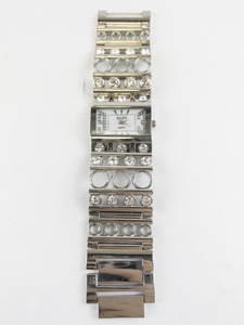 lot 60H image: Ladys Paley  Sparkling Accented Silver Tone stainless steel and base metal Quartz Analog watch. New Battery Installed