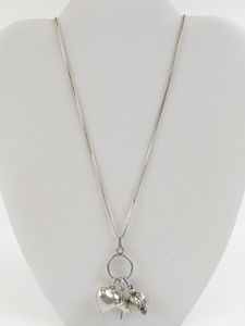 lot 272 image: FD Worldwide  Charm Sterling Silver Pendant Necklace .