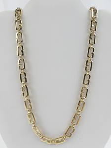 lot 281 image: Givenchy G Link Gold Plated chain Necklace.