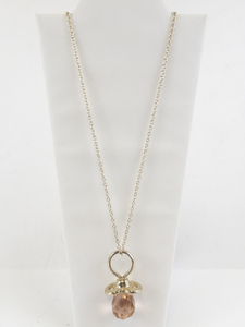 lot 288 image: Melanie Martinez  Cry Baby Era Pacifier Gold Tone Base Metal Pendant Necklace .