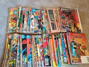 lot 28 image: Over 50 Vintage Comic Books