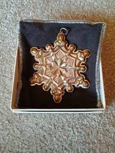 lot 58 image: Sterling Silver Gorham 1971 Snowflake w Box