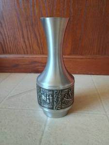 lot 87 image: Pewter Norway Vase