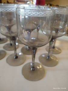 lot 93 image: Twelve Smoked Glasses