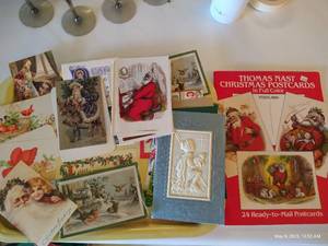 lot 100 image: Ephemera- Christmas Cards & Post Cards, Many Unused