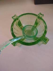 Two Small Uranium Glass Pieces