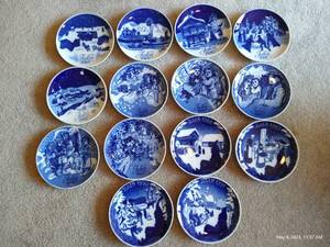 lot 118 image: Fourteen Porsgrund Norway Christmas Plates 1978-91