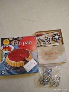 lot 136 image: Krollette Set & Flan Pan