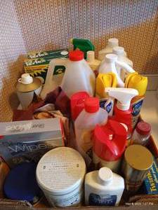 lot 146 image: Cleaning Lot Wood Polish, Silver Care, Etc