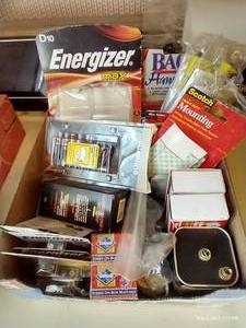 lot 151 image: Batteries (Many Sizes) Padlocks, Tapes, Matches & More