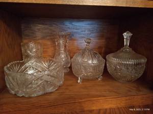 lot 180 image: Cut Glass Lot