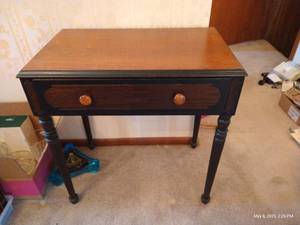 lot 187 image: Solid Wood Side Table