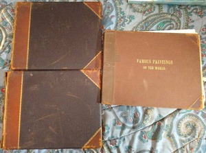 lot 262 image: (3) Antique 1800s Books With Great Artwork