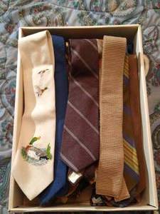 lot 267 image: Box of Vintage Ties