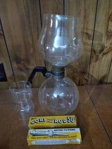 lot 286 image: Vintage Glass Vacuum Coffee Maker