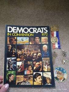lot 329 image: Vintage Democrat Party Memorabilia - Mostly 1972 Convention
