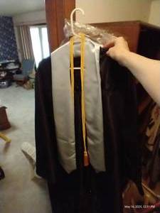 lot 366 image: Graduation Cap & Gown With Cap & Tassel