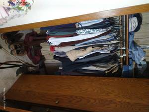 lot 411 image: Mens & Womens Shoes, Clothes Modern & Vintage
