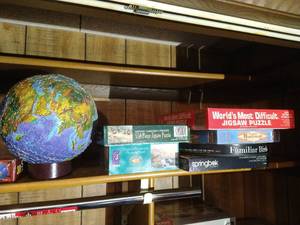 lot 447 image: Jigsaw Puzzle Lot - 3D Globe, Worlds Most Difficult Puzzle, Etc