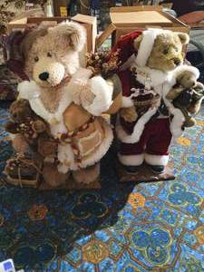 lot 500 image: Two Christmas Bears 24 High