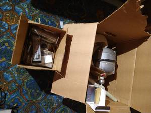 lot 529 image: Vintage Denture Mold Maker w Parts