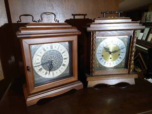 lot 558 image: Two Mantel Clocks Cornwall & Charter House