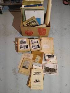 lot 564 image: Ephemera- Photographs, 1922 Diploma & Scrapbook