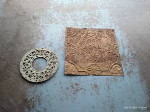lot 622 image: Two Ornate Antique Metal Pieces